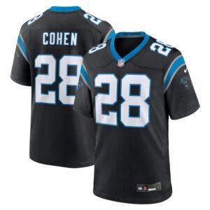 Tarik Cohen Carolina Panthers Nike  Game Jersey -  Black- 49Native