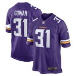 Tay Gowan Minnesota Vikings Nike Home Game Player Jersey - Purple- 49Native