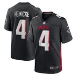 Taylor Heinicke Atlanta Falcons Nike Game Player Jersey - Black- 49Native