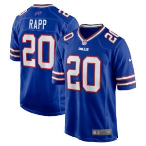 Taylor Rapp Buffalo Bills Nike Game Jersey - Royal- 49Native