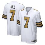 Taysom Hill New Orleans Saints Nike Alternate Game Jersey -  White- 49Native