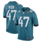 De'Shaan Dixon Jacksonville Jaguars Nike Team Game Player Jersey - Teal- 49Native
