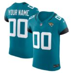 Jacksonville Jaguars Nike Vapor F.U.S.E. Elite Custom Jersey - Teal- 49Native