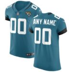 Jacksonville Jaguars Nike Vapor Untouchable Elite Custom Jersey - Teal- 49Native