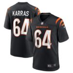 Ted Karras Cincinnati Bengals Nike Game Player Jersey - Black- 49Native