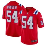Tedy Bruschi New England Patriots Nike Retired Player Alternate Game Jersey - Red- 49Native