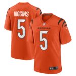 Tee Higgins Cincinnati Bengals Nike Alternate Game Player Jersey - Orange- 49Native