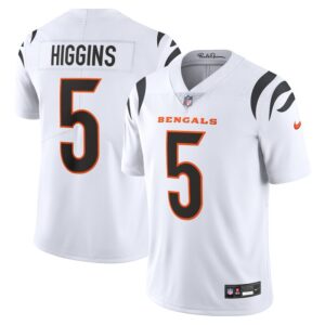 Tee Higgins Cincinnati Bengals Nike  Vapor Untouchable Limited Jersey - White- 49Native