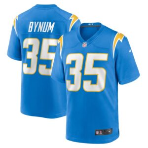 Terrell Bynum Los Angeles Chargers Nike Team Game Jersey -  Powder Blue- 49Native
