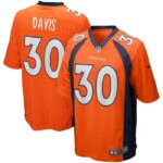 Terrell Davis Denver Broncos Nike Game Retired Player Jersey - Orange- 49Native