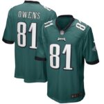 Terrell Owens Philadelphia Eagles Nike Game Retired Player Jersey - Midnight Green- 49Native