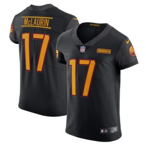 Terry McLaurin Washington Commanders Nike Alternate Vapor Elite Jersey - Black- 49Native