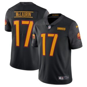 Terry McLaurin Washington Commanders Nike Alternate Vapor Limited Jersey - Black- 49Native