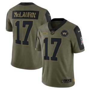 Terry McLaurin Washington Football Team Nike Salute To Service Limited Player Jersey - Olive- 49Native