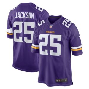 Theo Jackson Minnesota Vikings Nike Home Game Player Jersey - Purple- 49Native