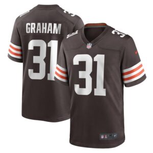 Thomas Graham Jr. Cleveland Browns Nike Team Game Jersey -  Brown- 49Native