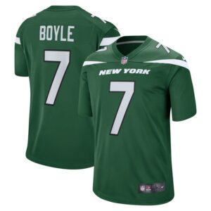 Tim Boyle New York Jets Nike Game Jersey - Gotham Green- 49Native