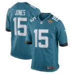 Tim Jones Jacksonville Jaguars Nike Game Player Jersey - Teal- 49Native