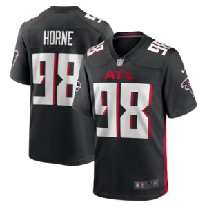Timmy Horne Atlanta Falcons Nike Game Player Jersey - { Black- 49Native