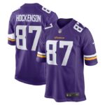 T.J. Hockenson Minnesota Vikings Nike Game Player Jersey - Purple- 49Native
