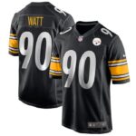 T.J. Watt Pittsburgh Steelers Nike Game Jersey - Black- 49Native