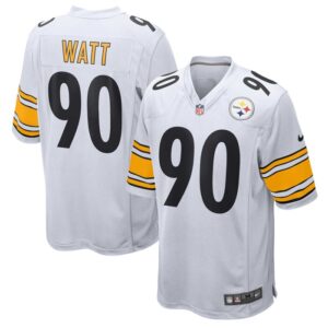 T.J. Watt Pittsburgh Steelers Nike Game Jersey - White- 49Native