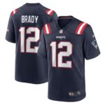 Tom Brady New England Patriots Nike Game Retired Player Jersey - Navy- 49Native