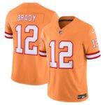 Tom Brady Tampa Bay Buccaneers Nike Vapor F.U.S.E. Limited Jersey - Orange- 49Native