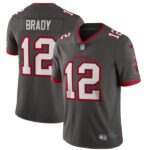 Tom Brady Tampa Bay Buccaneers Nike Alternate Vapor Limited Jersey - Pewter- 49Native