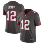 Tom Brady Tampa Bay Buccaneers Nike Alternate Vapor Untouchable Limited Jersey - Pewter- 49Native