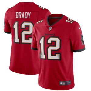 Tom Brady Tampa Bay Buccaneers Nike Vapor Limited Jersey - Red- 49Native