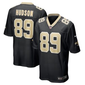 Tommy Hudson New Orleans Saints Nike Team Game Jersey -  Black- 49Native