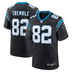 Tommy Tremble Carolina Panthers Nike Team Game Jersey - Black- 49Native