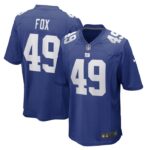 Tomon Fox New York Giants Nike Game Player Jersey - Royal- 49Native