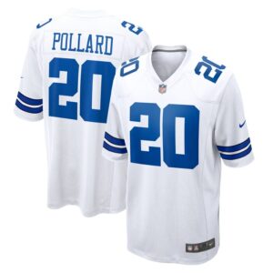 Tony Pollard Dallas Cowboys Nike Game Player Jersey - White- 49Native