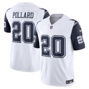Tony Pollard Dallas Cowboys Nike Vapor F.U.S.E. Limited Jersey - White- 49Native