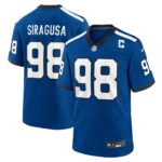 Tony Siragusa Indianapolis Colts Nike Indiana Nights Alternate Game Jersey - Royal- 49Native