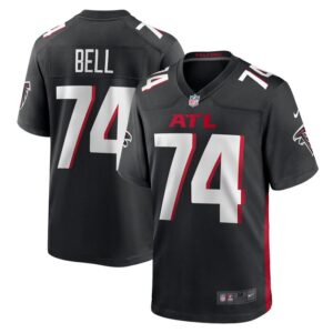 Travis Bell Atlanta Falcons Nike Team Game Jersey -  Black- 49Native
