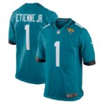 Travis Etienne Jacksonville Jaguars Nike Game Jersey - Teal- 49Native