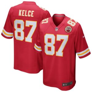 Travis Kelce Kansas City Chiefs Nike Game Jersey - Red- 49Native