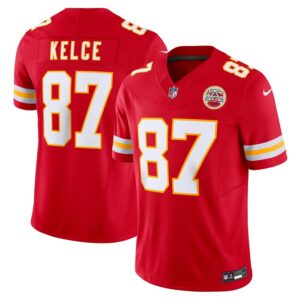 Travis Kelce Kansas City Chiefs Nike Vapor F.U.S.E. Limited Jersey - Red- 49Native