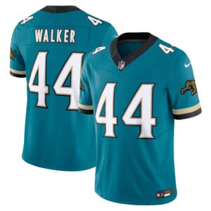 Travon Walker Jacksonville Jaguars Nike Prowler Throwback Vapor F.U.S.E. Limited Jersey - Teal- 49Native