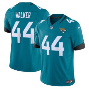 Travon Walker Jacksonville Jaguars Nike Vapor F.U.S.E. Limited Jersey - Teal- 49Native