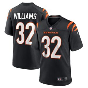 Trayveon Williams Cincinnati Bengals Nike Game Jersey - Black- 49Native