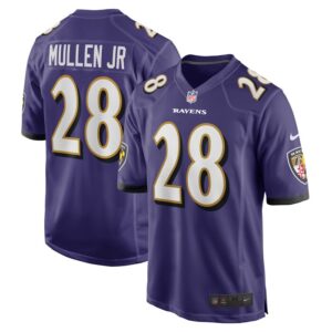 Trayvon Mullen Jr. Baltimore Ravens Nike Team Game Jersey -  Purple- 49Native