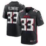 Tre Flowers Atlanta Falcons Nike Team Game Jersey -  Black- 49Native