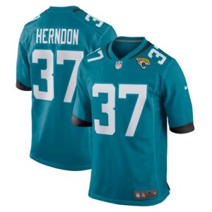 Tre Herndon Jacksonville Jaguars Nike Game Jersey - Teal- 49Native