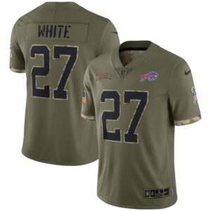 Tre'Davious White Buffalo Bills Nike 2022 Salute To Service Limited Jersey - Olive- 49Native