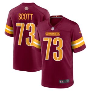 Trent Scott Washington Commanders Nike Game Jersey - Burgundy- 49Native
