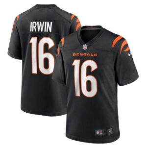 Trenton Irwin Cincinnati Bengals Nike Game Player Jersey - Black- 49Native